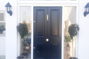 Timber Front Doors - Manufactured and Fitted by Bonmahon Joinery Ltd.